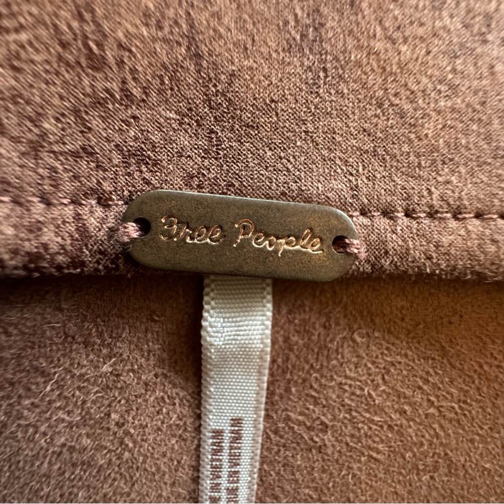 Free People Faux Suede‎ Brown Mini Skirt - Picture 5 of 7